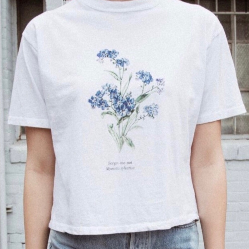 brandy melville forget me not tee